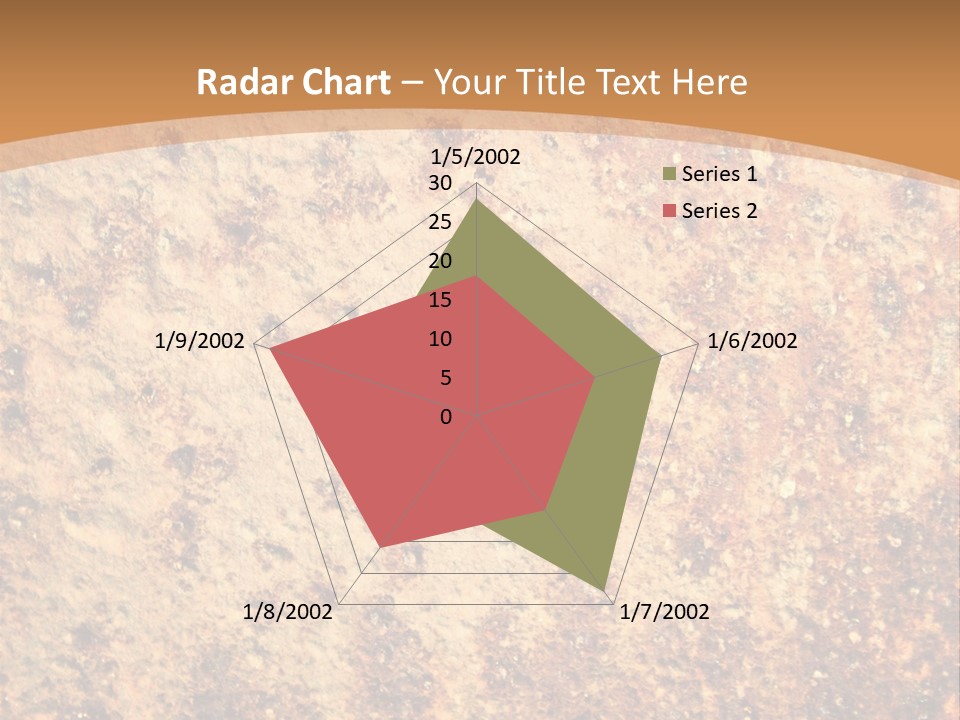 Rough Orange Rusted PowerPoint Template