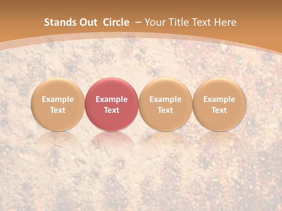 Rough Orange Rusted PowerPoint Template