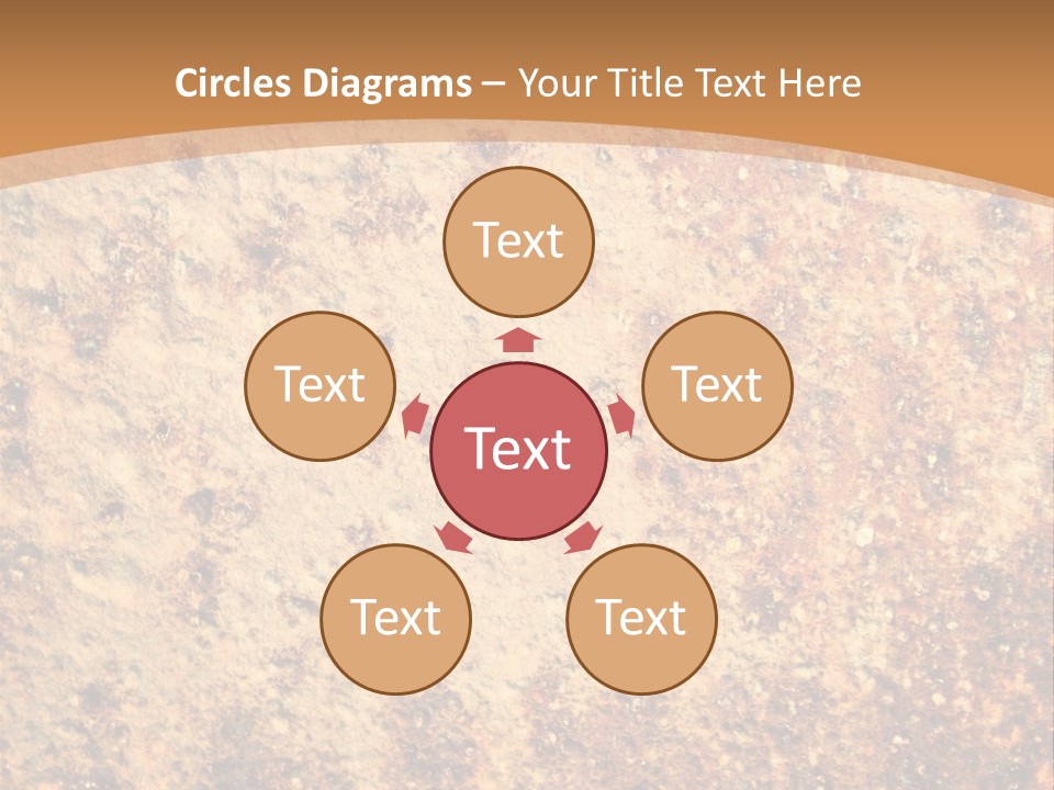 Rough Orange Rusted PowerPoint Template