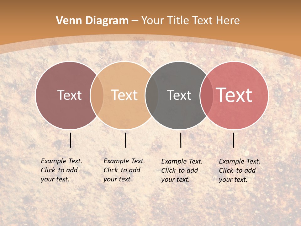 Rough Orange Rusted PowerPoint Template