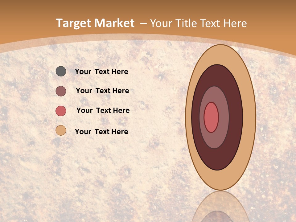 Rough Orange Rusted PowerPoint Template