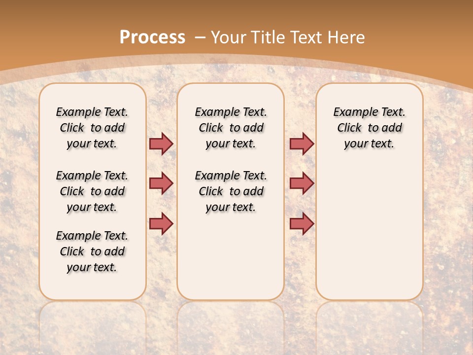 Rough Orange Rusted PowerPoint Template
