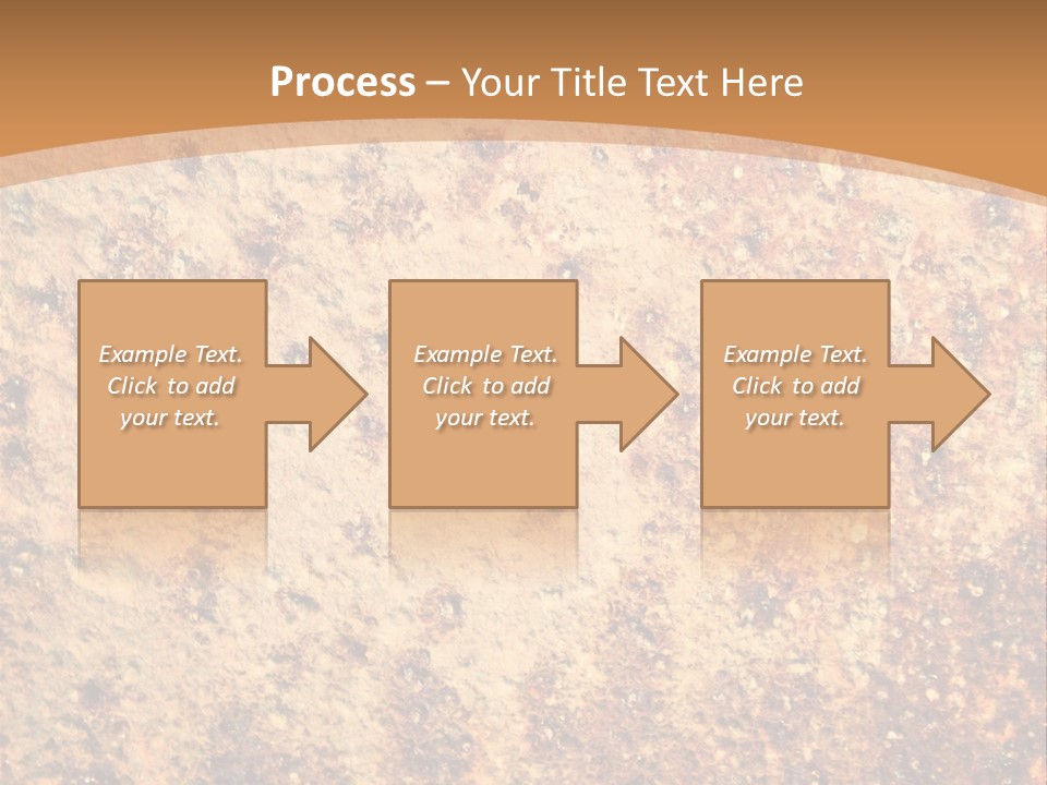 Rough Orange Rusted PowerPoint Template
