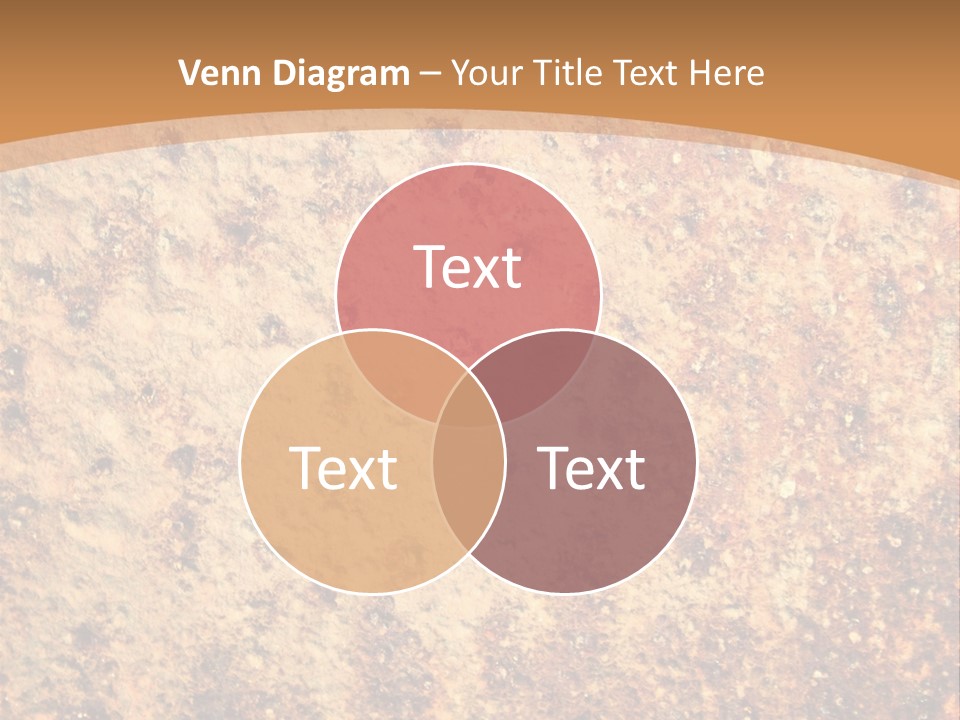 Rough Orange Rusted PowerPoint Template
