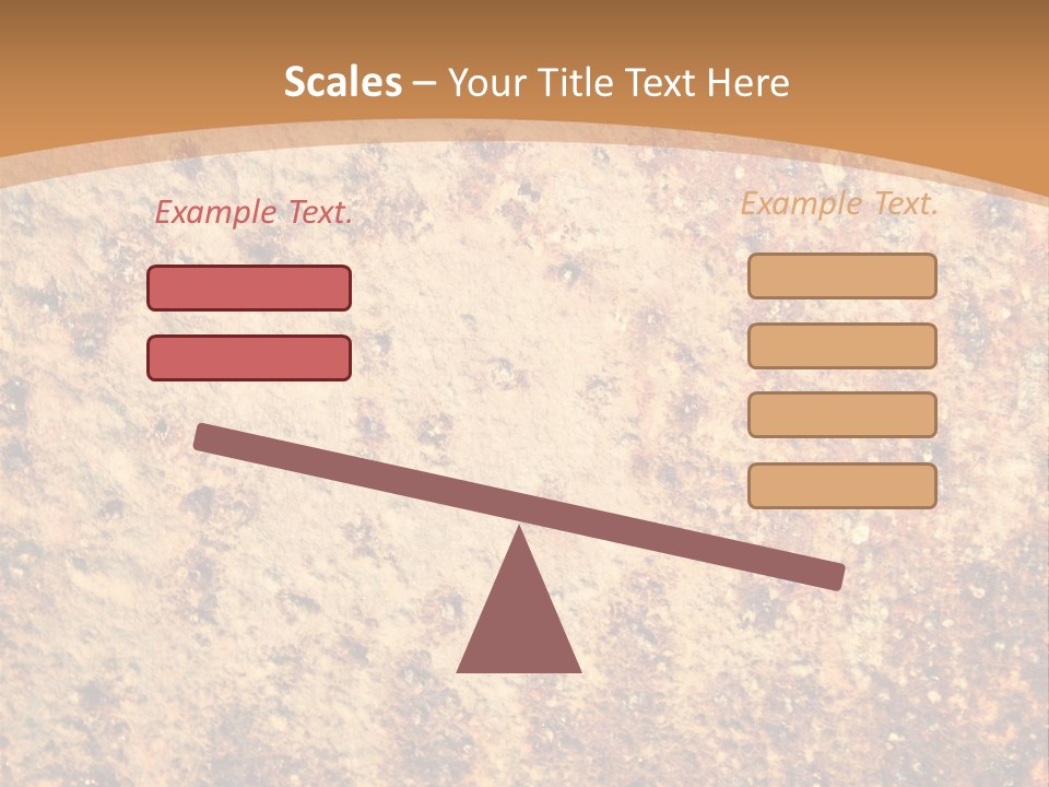 Rough Orange Rusted PowerPoint Template