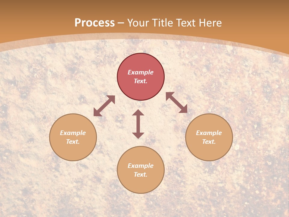 Rough Orange Rusted PowerPoint Template