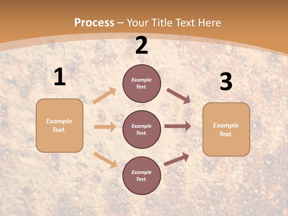 Rough Orange Rusted PowerPoint Template
