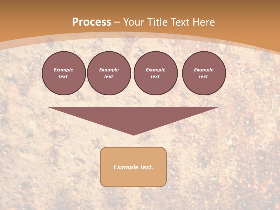 Rough Orange Rusted PowerPoint Template