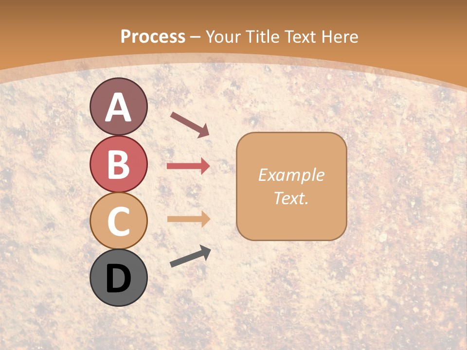 Rough Orange Rusted PowerPoint Template