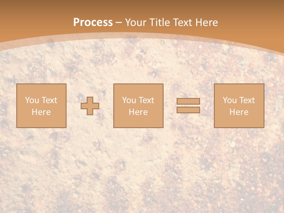 Rough Orange Rusted PowerPoint Template