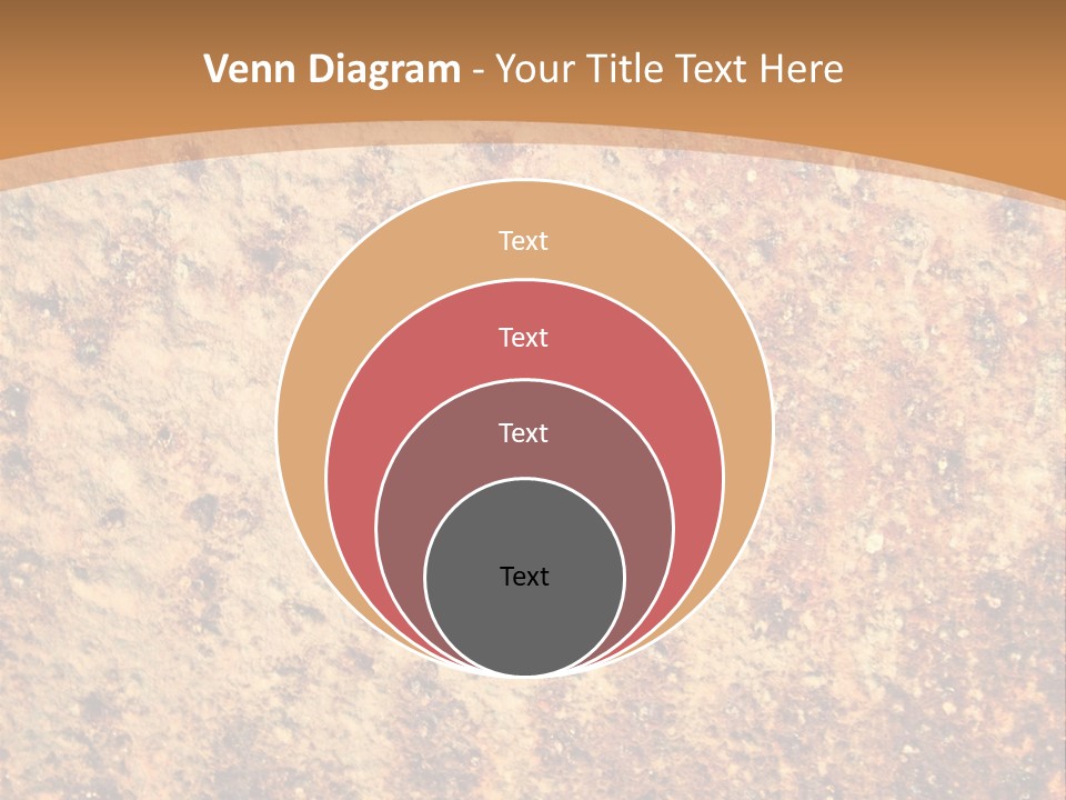 Rough Orange Rusted PowerPoint Template
