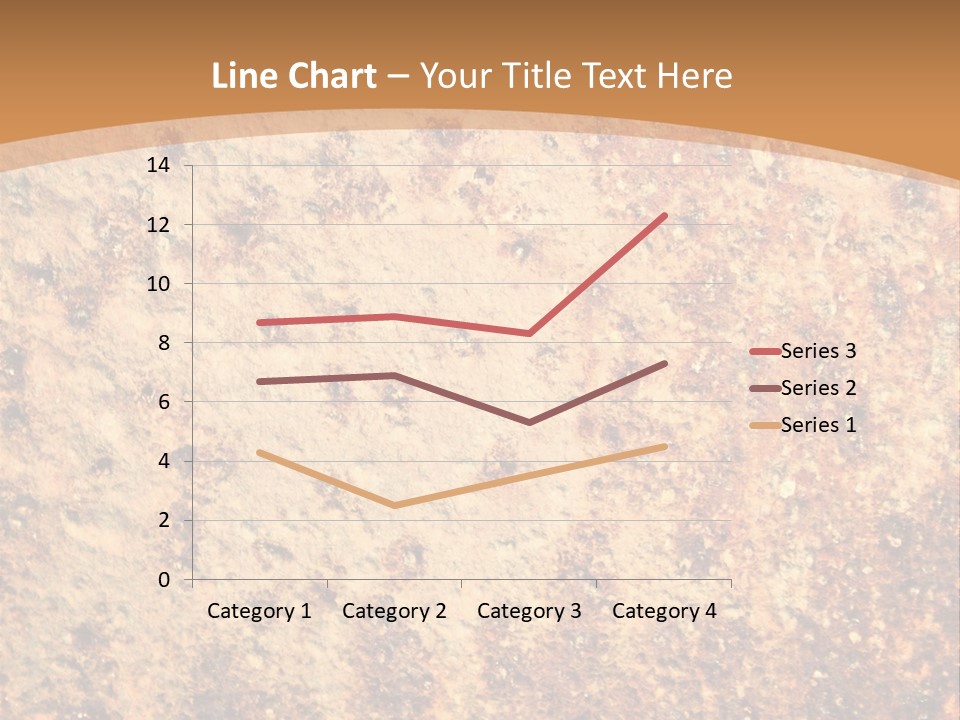 Rough Orange Rusted PowerPoint Template