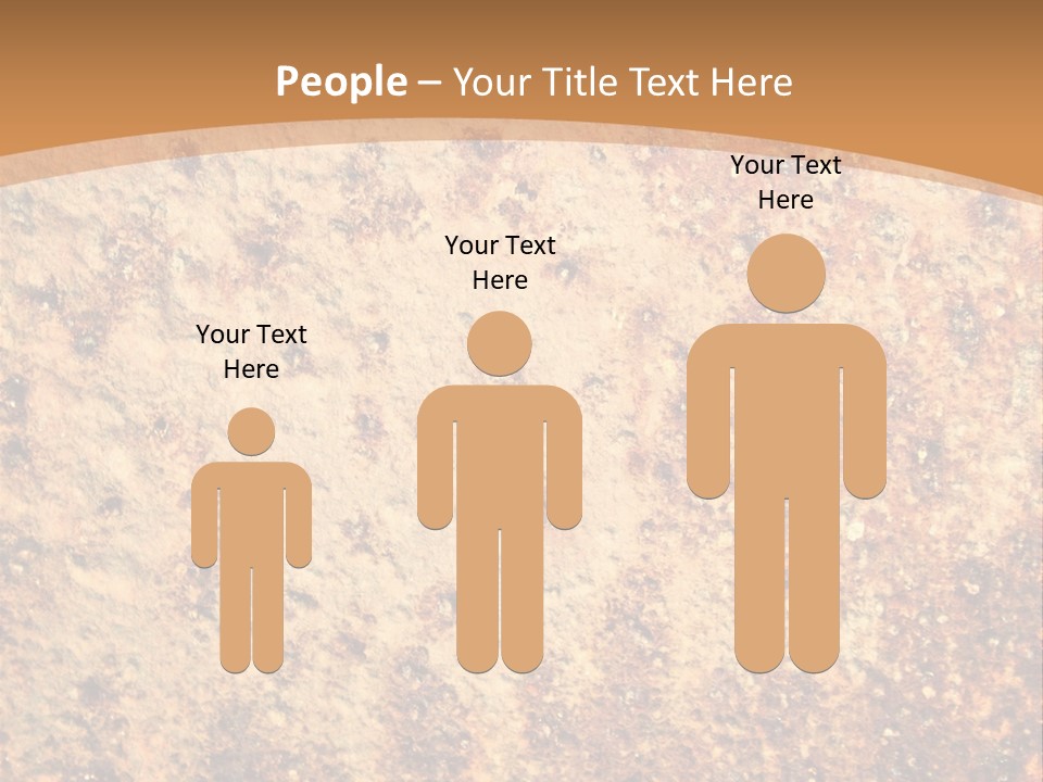 Rough Orange Rusted PowerPoint Template
