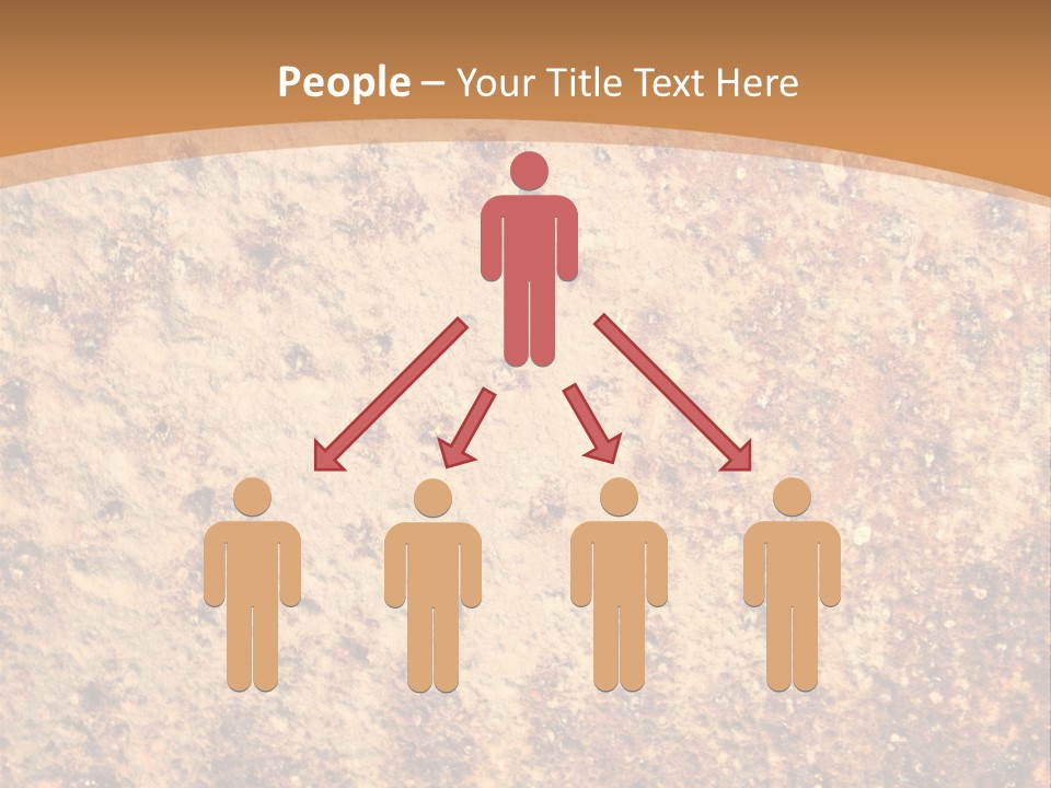 Rough Orange Rusted PowerPoint Template