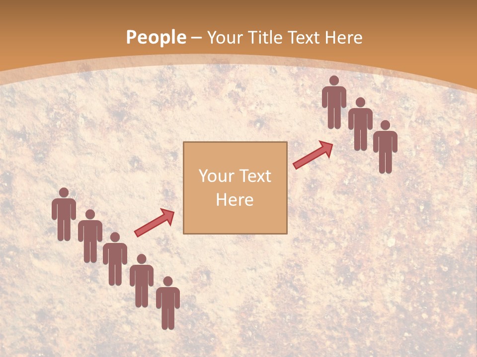 Rough Orange Rusted PowerPoint Template