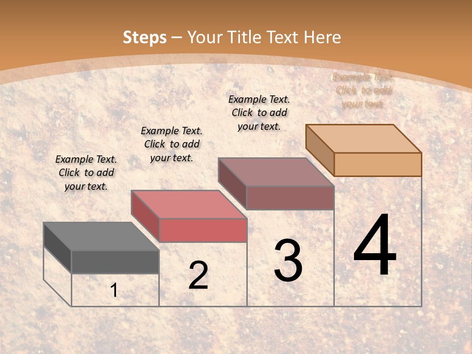 Rough Orange Rusted PowerPoint Template