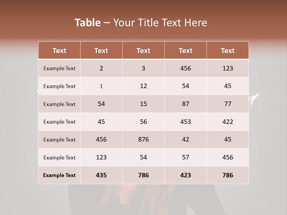 Thinking Female Draw PowerPoint Template