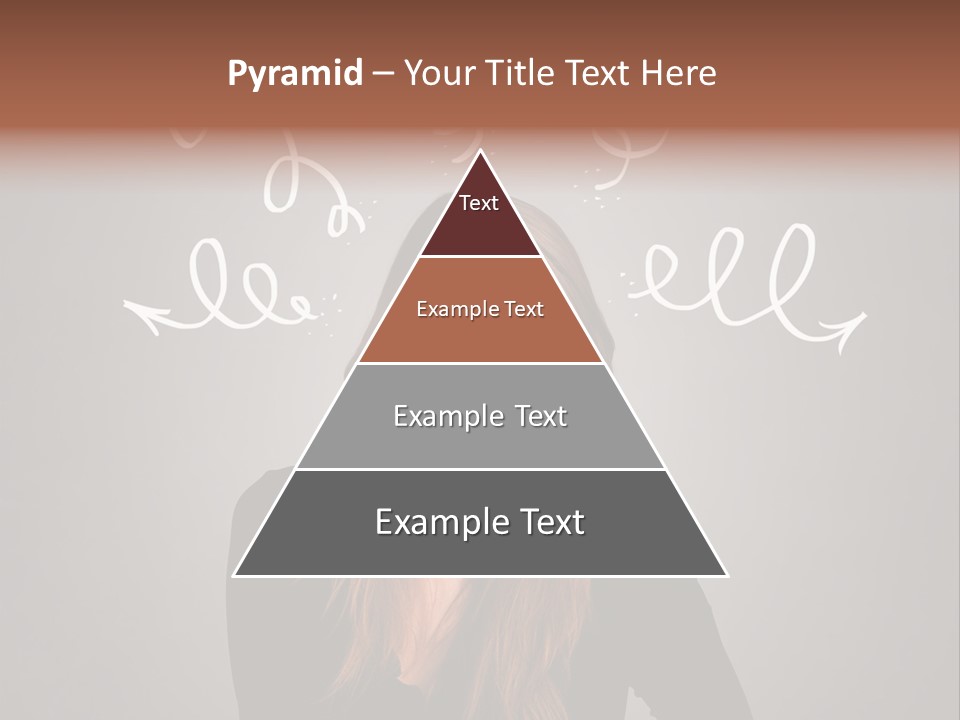 Thinking Female Draw PowerPoint Template