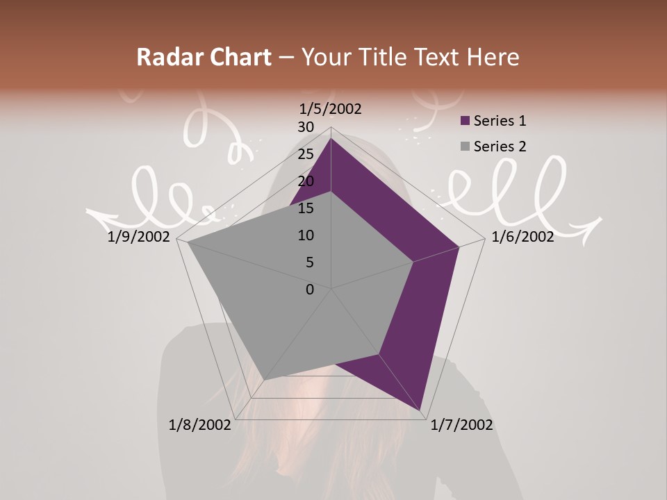 Thinking Female Draw PowerPoint Template