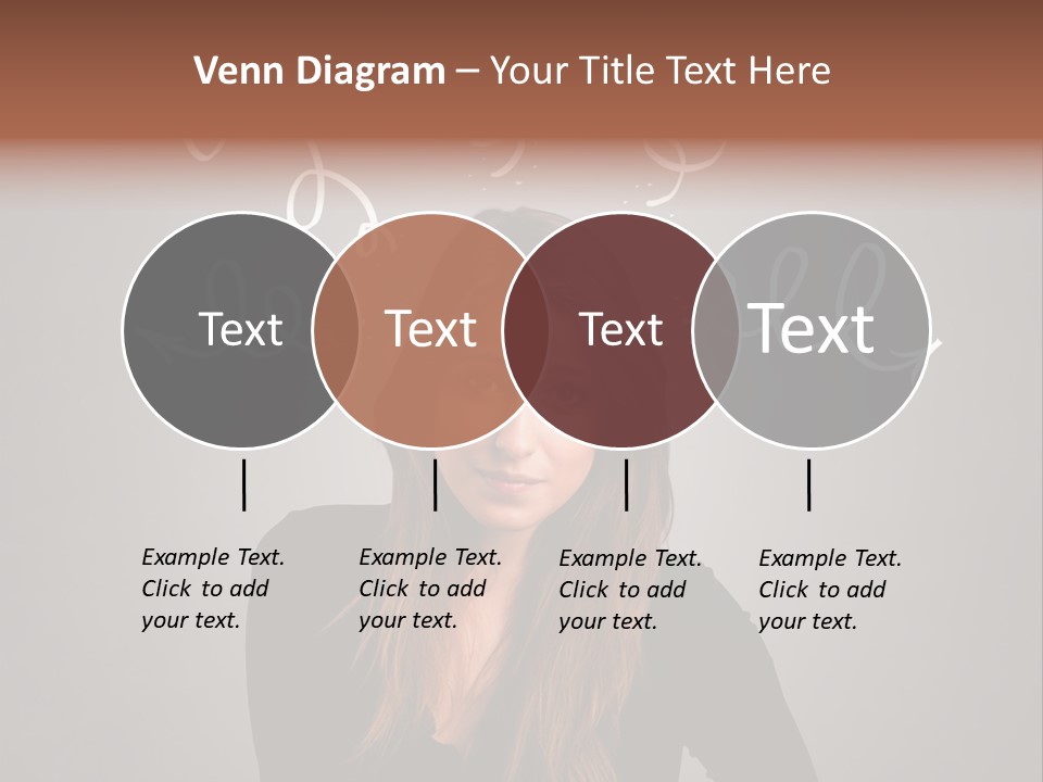 Thinking Female Draw PowerPoint Template