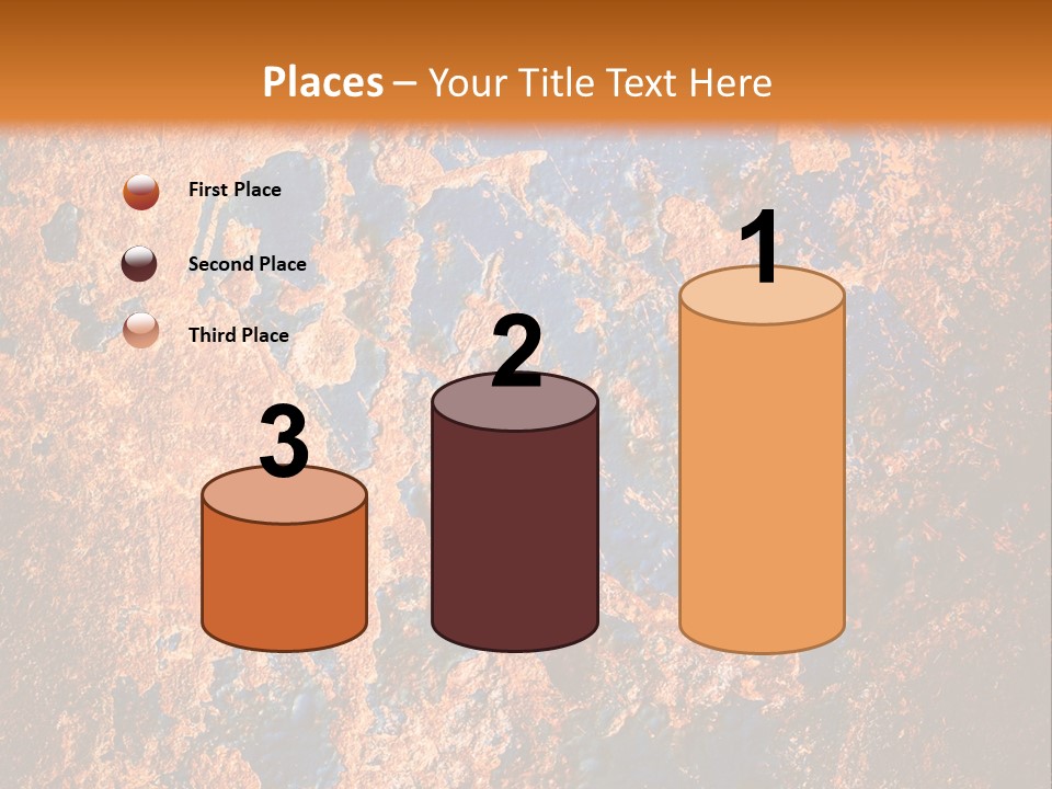 Texture Closeup Burnt PowerPoint Template