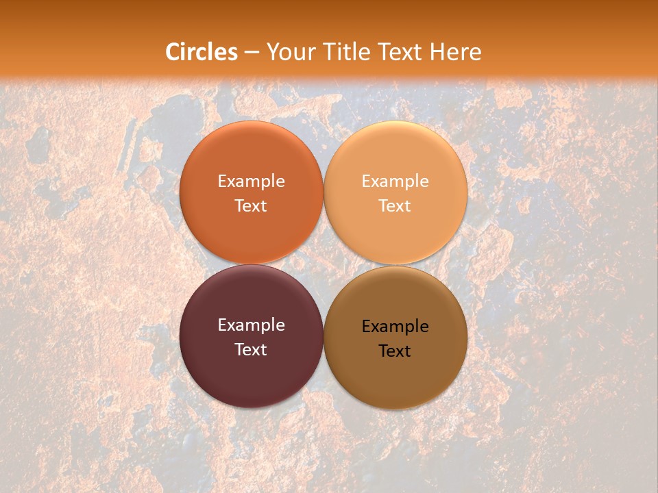 Texture Closeup Burnt PowerPoint Template