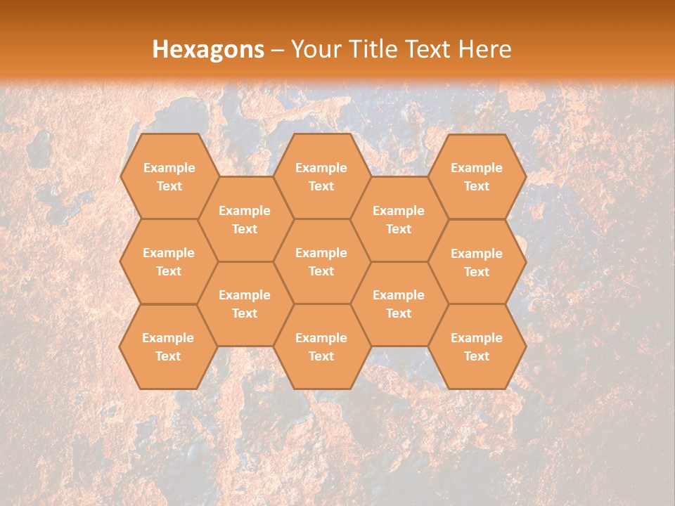 Texture Closeup Burnt PowerPoint Template