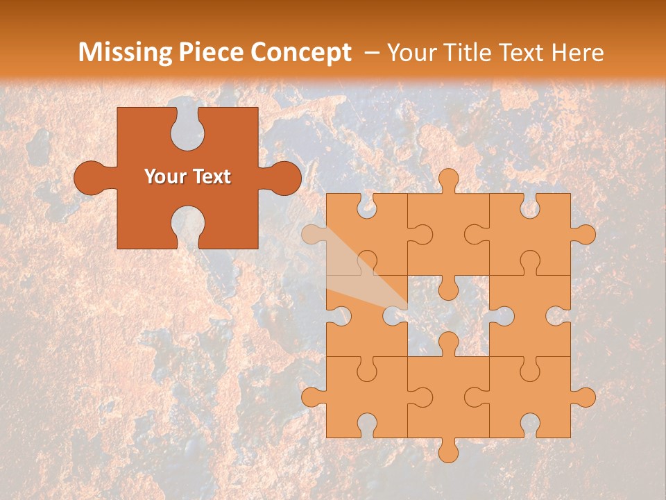 Texture Closeup Burnt PowerPoint Template