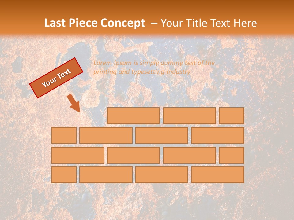 Texture Closeup Burnt PowerPoint Template