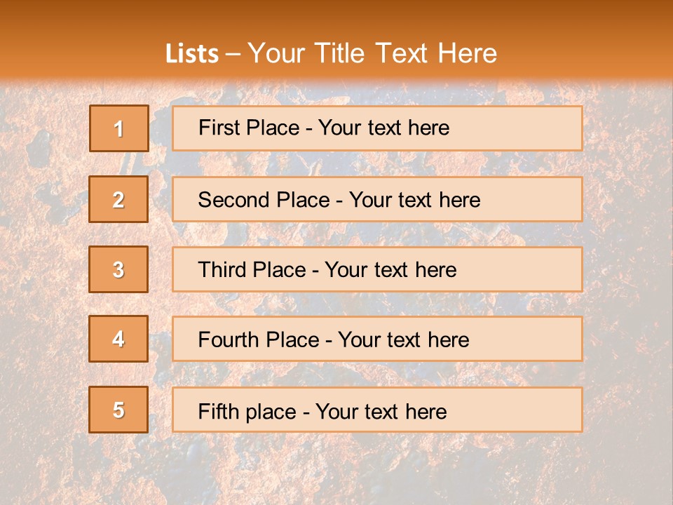 Texture Closeup Burnt PowerPoint Template