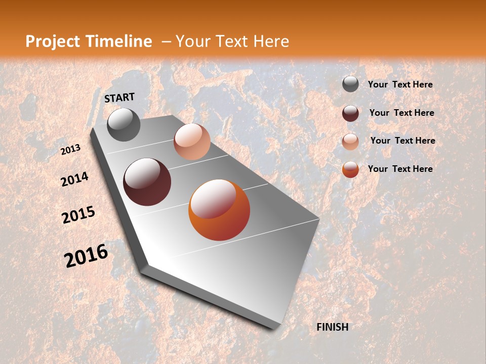 Texture Closeup Burnt PowerPoint Template