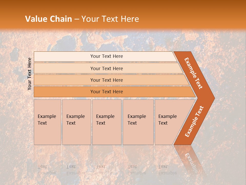 Texture Closeup Burnt PowerPoint Template