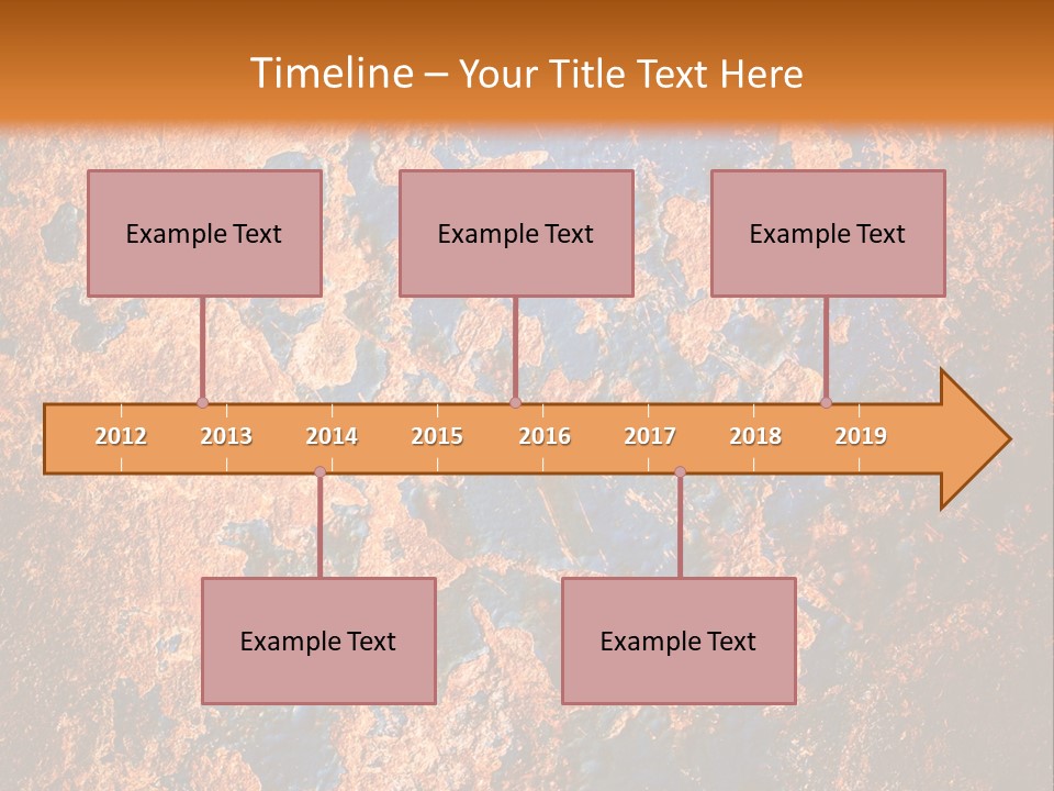 Texture Closeup Burnt PowerPoint Template