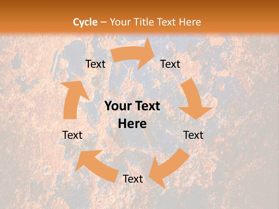 Texture Closeup Burnt PowerPoint Template
