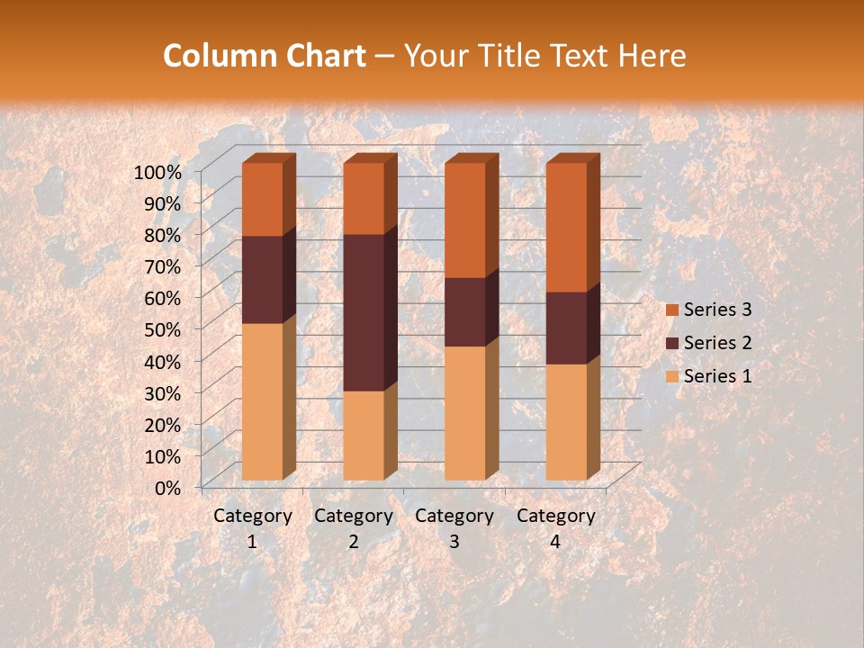 Texture Closeup Burnt PowerPoint Template
