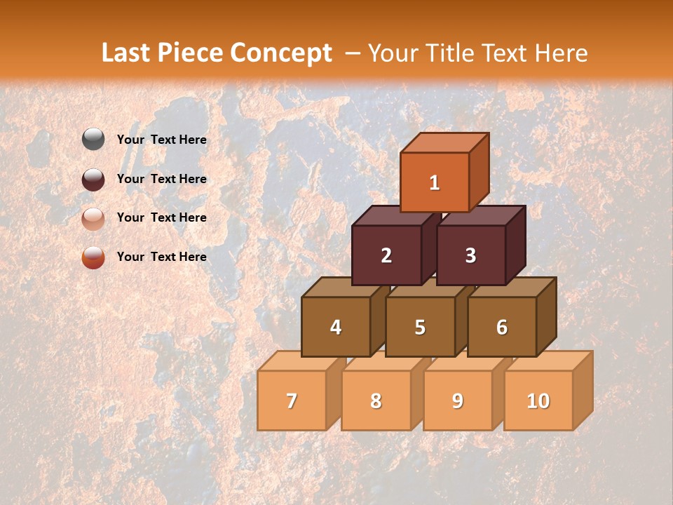 Texture Closeup Burnt PowerPoint Template