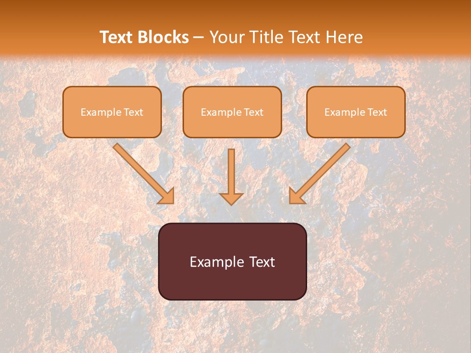 Texture Closeup Burnt PowerPoint Template
