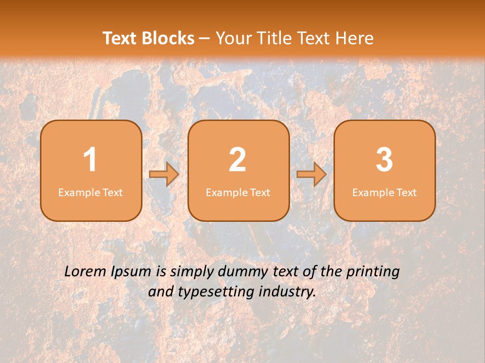 Texture Closeup Burnt PowerPoint Template