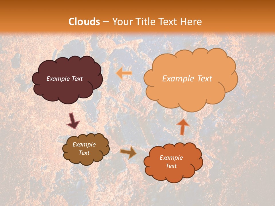 Texture Closeup Burnt PowerPoint Template