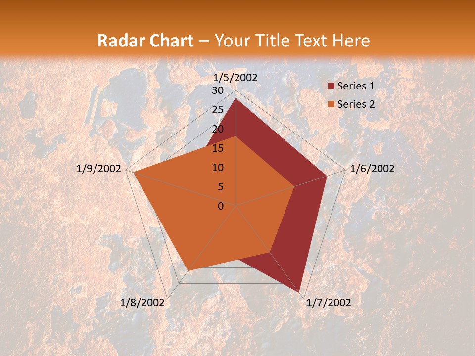 Texture Closeup Burnt PowerPoint Template