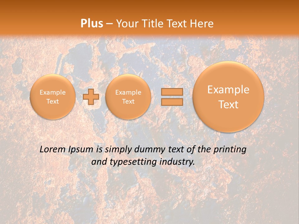 Texture Closeup Burnt PowerPoint Template