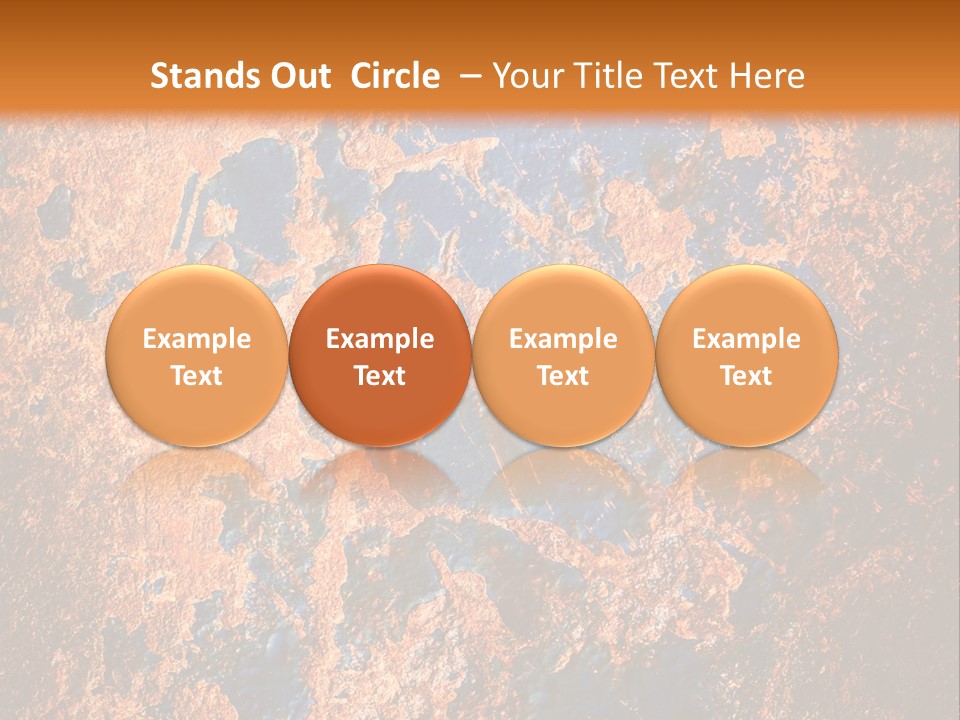 Texture Closeup Burnt PowerPoint Template
