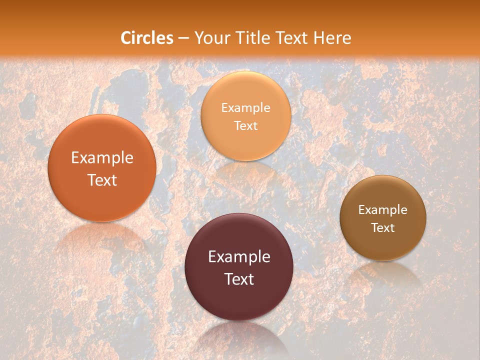 Texture Closeup Burnt PowerPoint Template