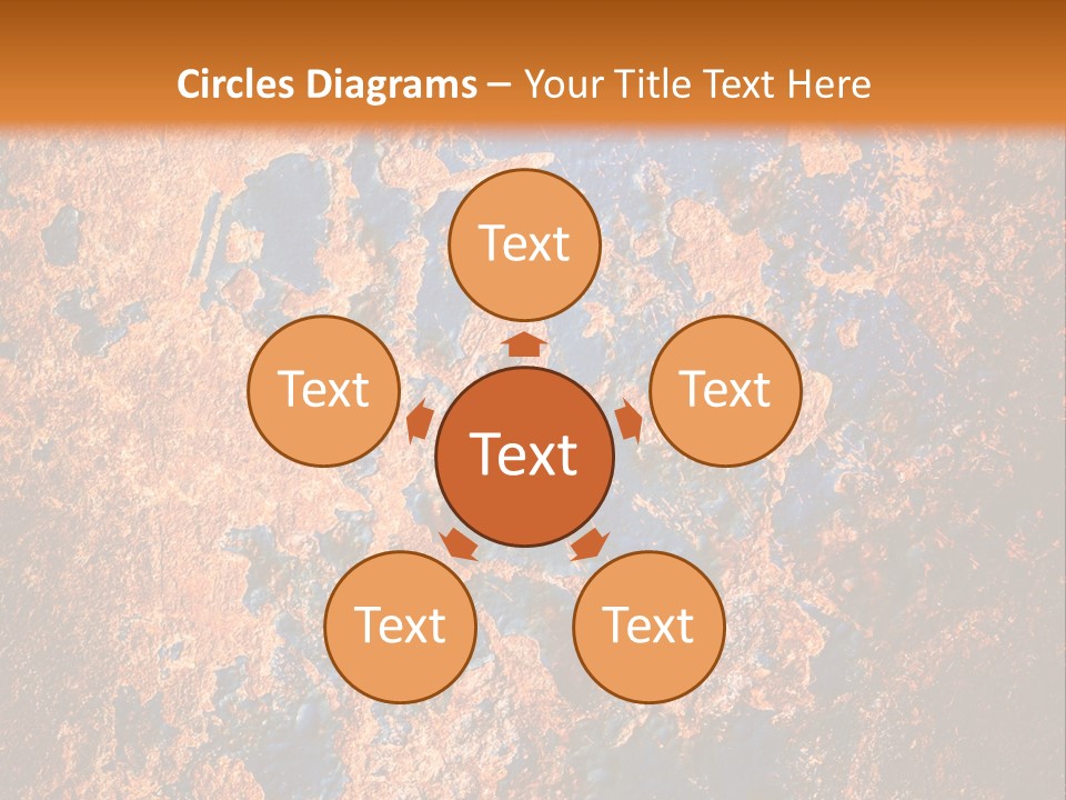 Texture Closeup Burnt PowerPoint Template