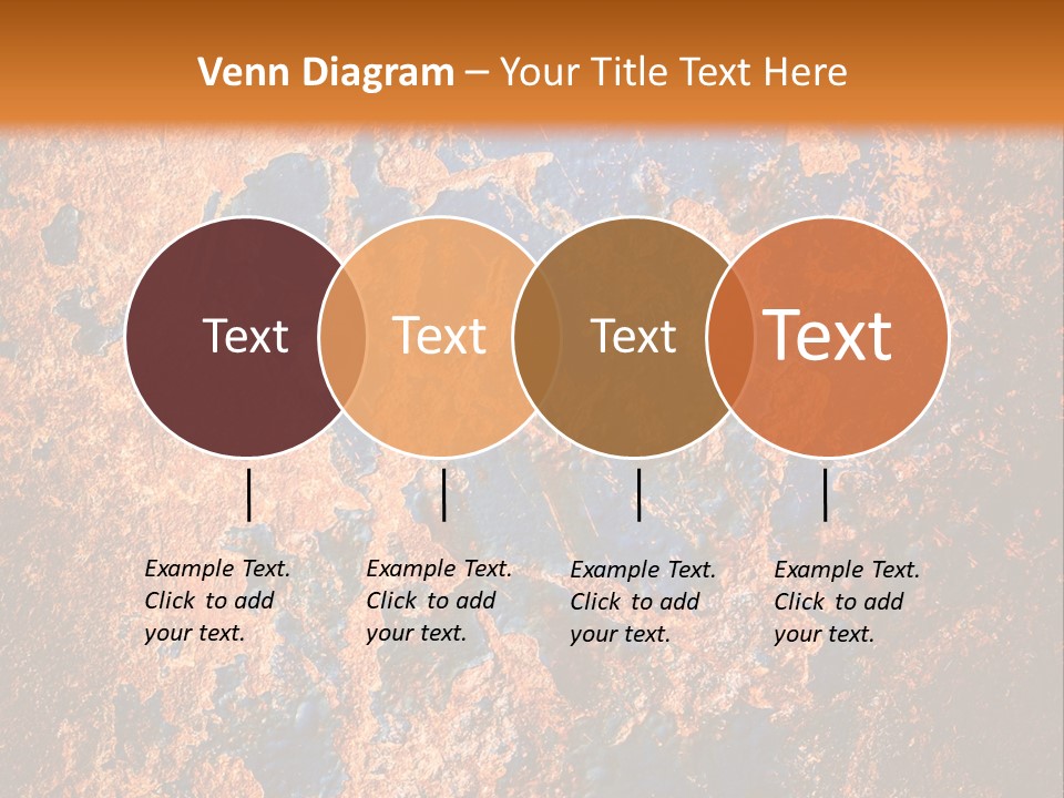 Texture Closeup Burnt PowerPoint Template