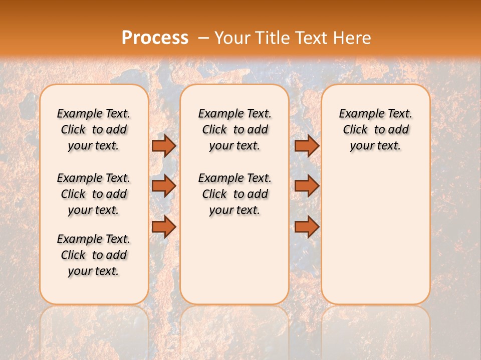 Texture Closeup Burnt PowerPoint Template