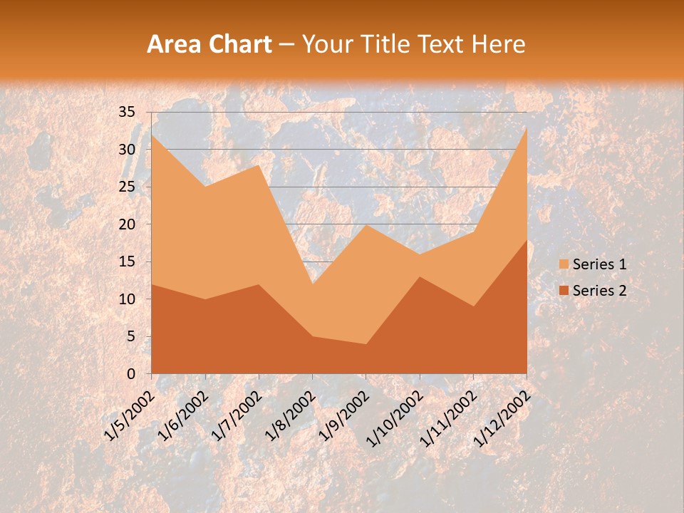 Texture Closeup Burnt PowerPoint Template