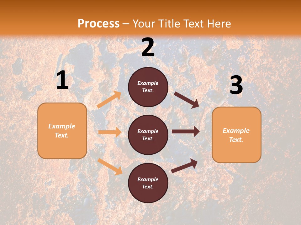 Texture Closeup Burnt PowerPoint Template