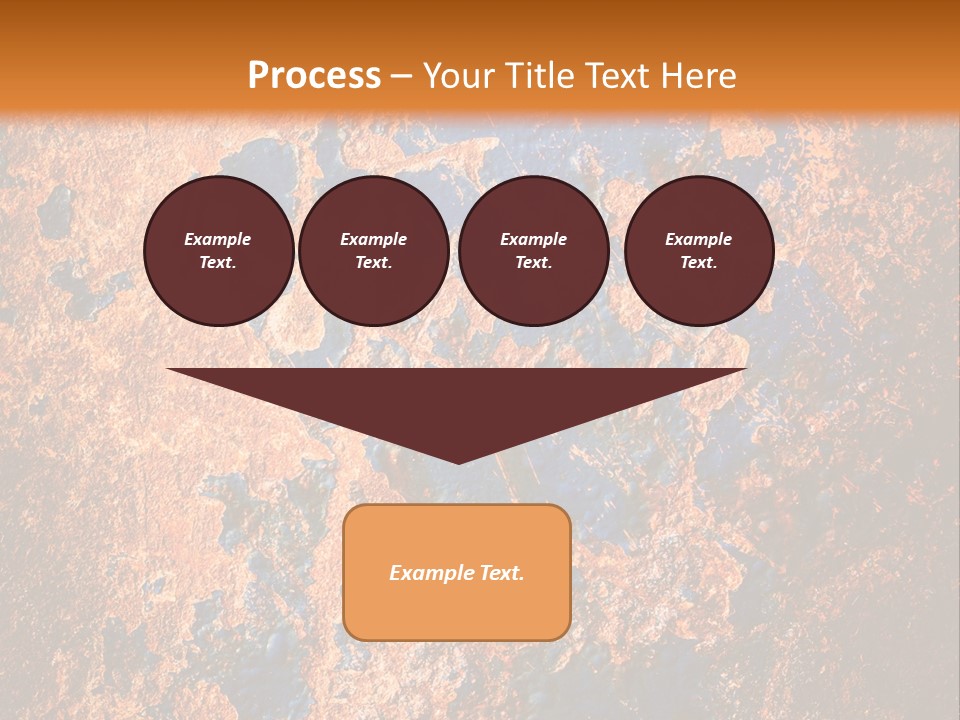 Texture Closeup Burnt PowerPoint Template