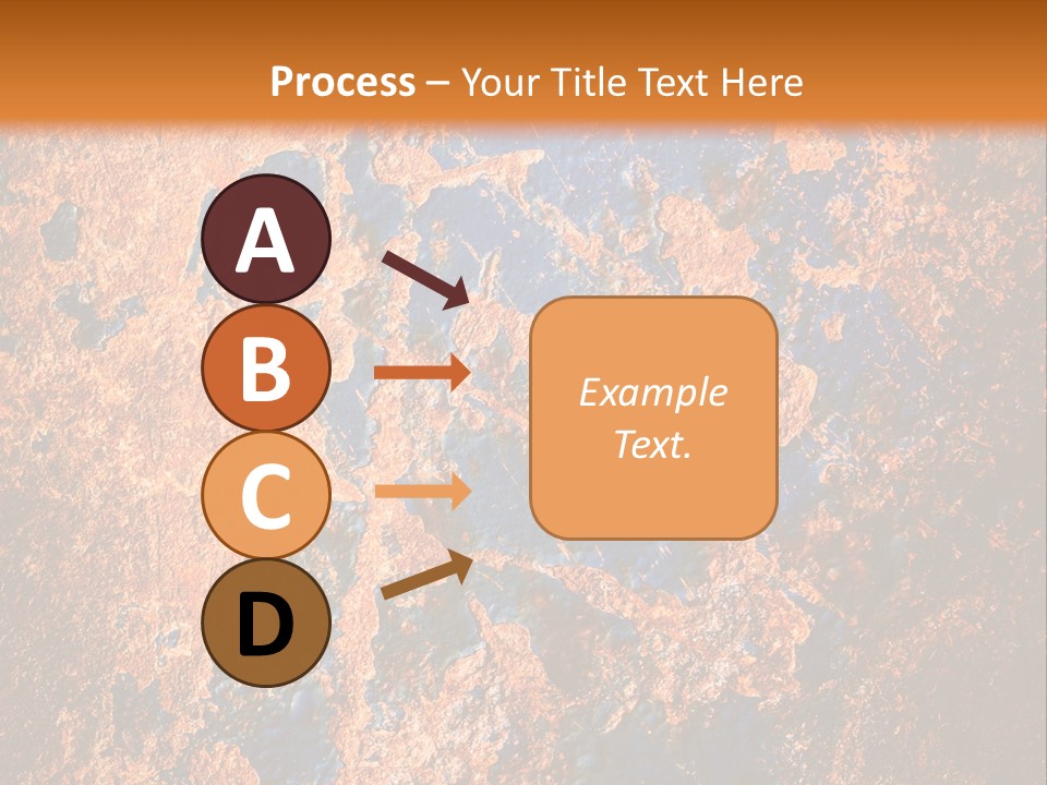 Texture Closeup Burnt PowerPoint Template